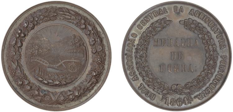 Medals - Copper - 1864 - Molarinho ... 