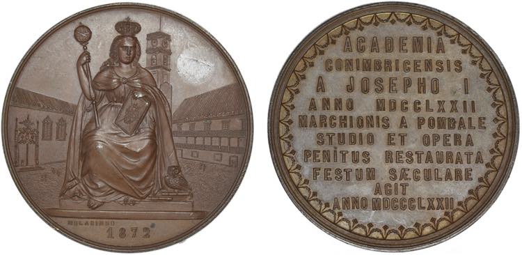 Medals - Lot (2 Medals) - Copper - ... 