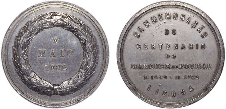 Medals - Tin - 1882 - Comemorativa ... 
