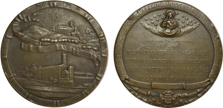 Medalhas - Bronze - 1908 - D. ... 