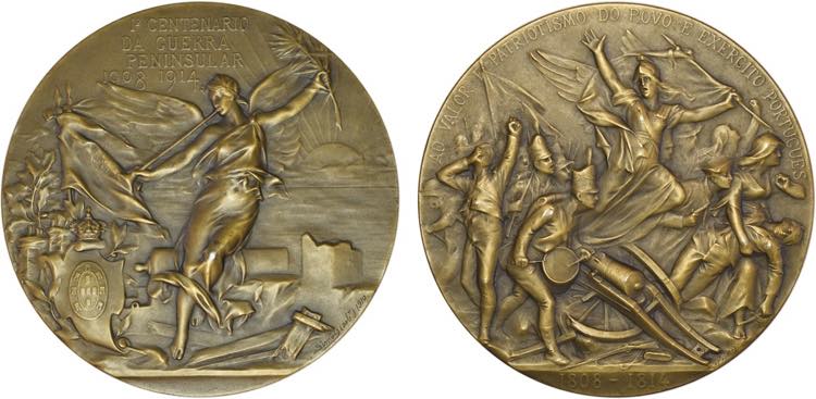 Medalhas - Bronze - 1910 - Simões ... 