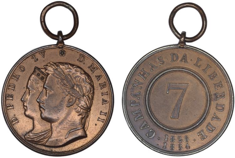Medals - Medalha de D. Pedro e D. ... 