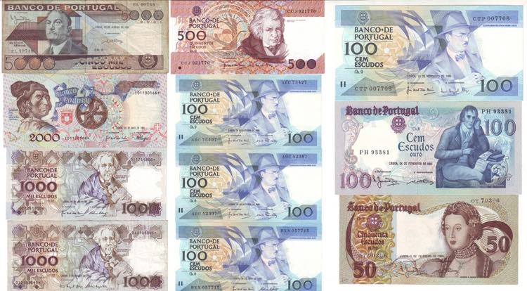 Paper Money - Lot (11 exemplars) - ... 