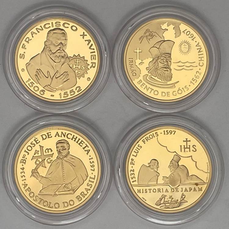 República - Ouro - 4 moedas - A ... 