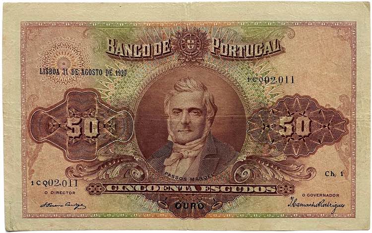 Paper Money - Banco de Portugal - ... 