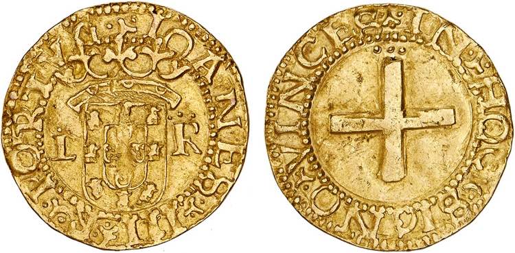 D. João III - Ouro - Cruzado; L-R ... 