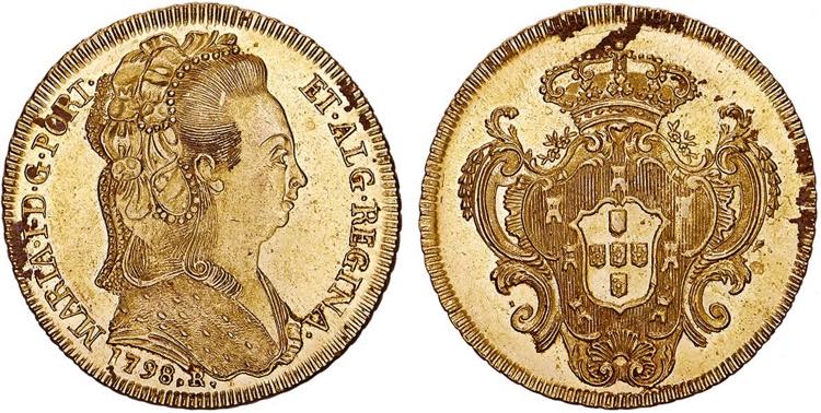 D. Maria I - Ouro - Peça 1798 R; ... 