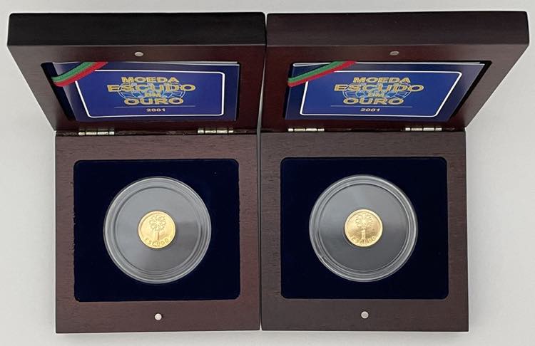 República - Ouro - 2 moedas - 1 ... 