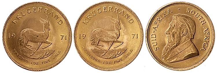 África do Sul - Lote (3 moedas) - ... 