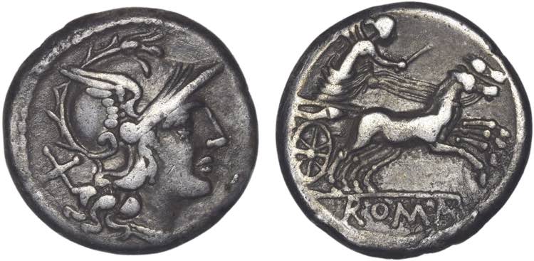 Roman - Republic - Early Denarius ... 