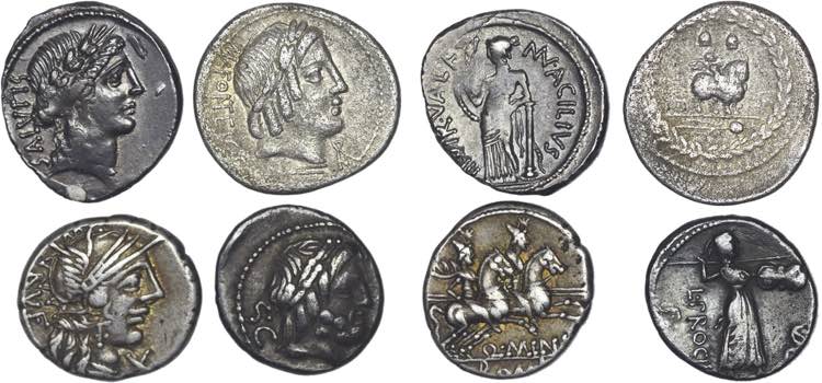 Roman - Republic - Lot (4 coins) - ... 