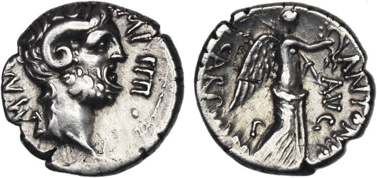 Roman - Mark Antony - Denarius; M ... 