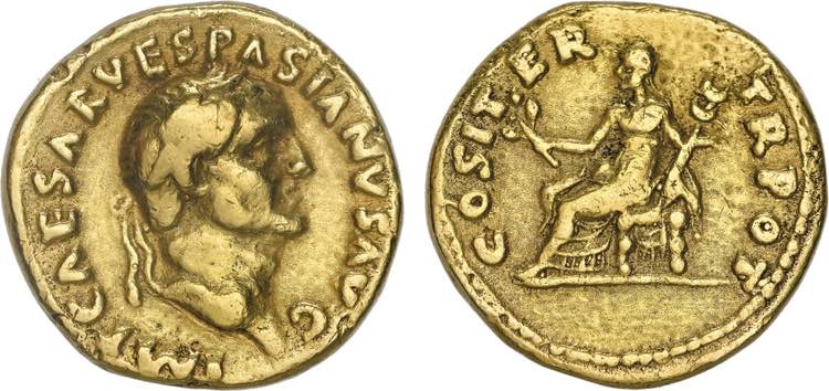 Roman - Vespasian (69-79) - Gold - ... 
