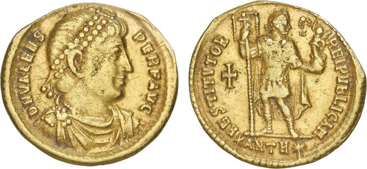 Romanas - Valente (364-378) - Ouro ... 