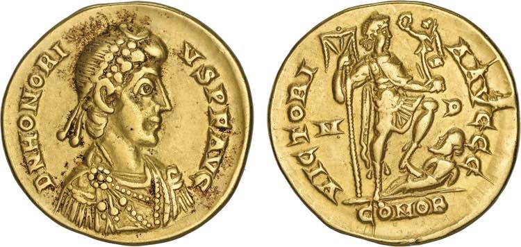Roman - Honorius (393-423) - Gold ... 