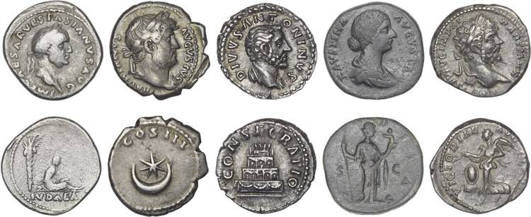 Roman - Empire - Lot (5 coins) - ... 