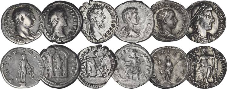 Roman - Empire - Lot (6 coins) - ... 
