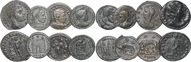 Roman - Empire - Lot (8 coins) - ... 