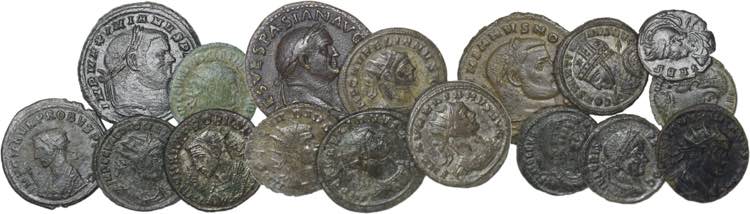 Roman - Empire - Lot (17 coins) - ... 