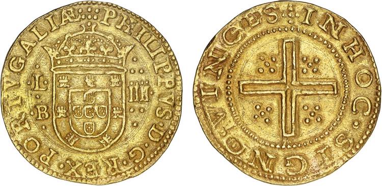 D. Filipe II - Ouro - 4 Cruzados; ... 