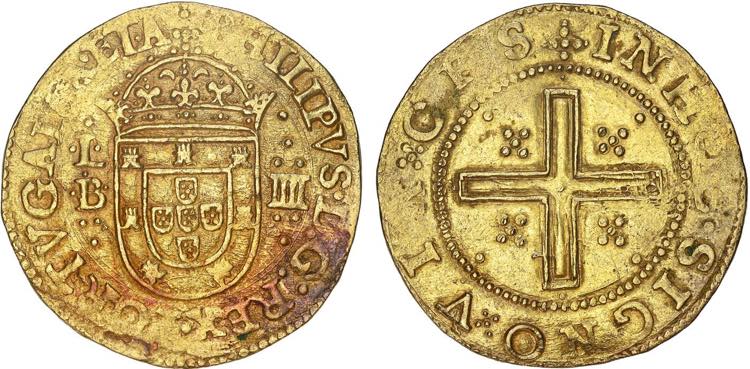 D. Filipe III - Ouro - 4 Cruzados; ... 