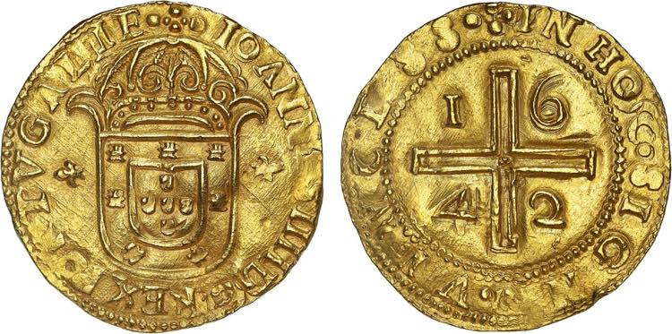D. João IV - Ouro - 4 Cruzados ... 