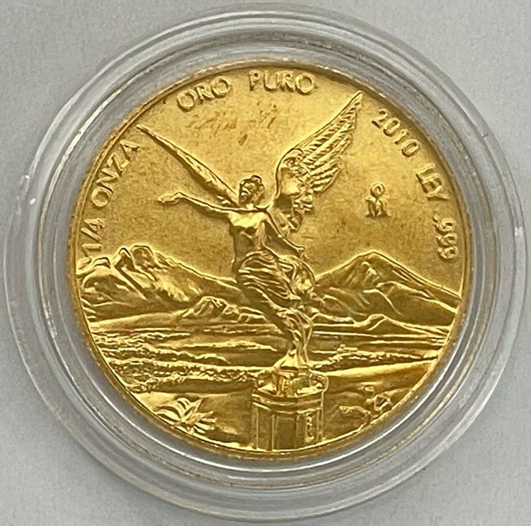 Mexico - Gold - 1/4 Onza, 2010; ... 