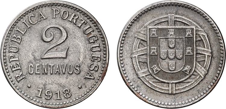 Portugal - Republic - 2 Centavos ... 