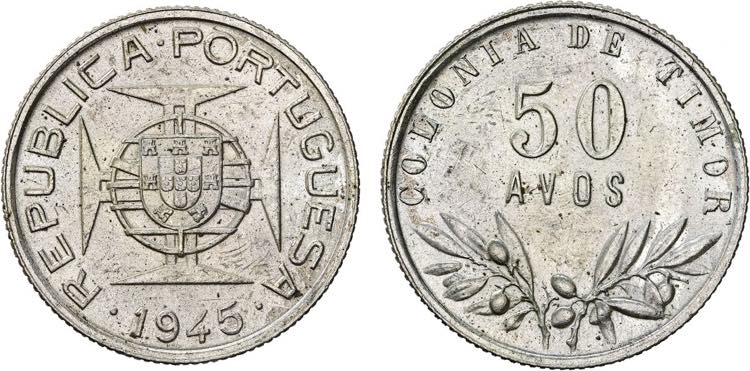 Timor - Republic - Silver - 50 ... 