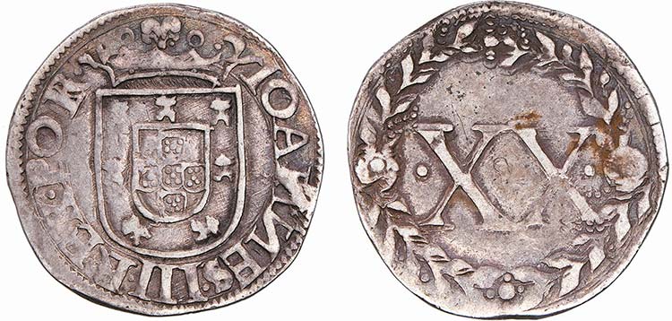 D. João III - Vintém; (XX), 2.º ... 