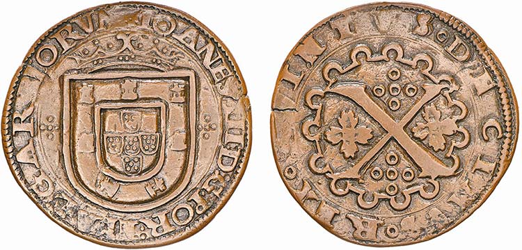 D. João III - X Reais; G.15.07; ... 