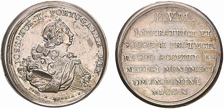 Medalhas - Prata - 1760 - A.Mengin ... 