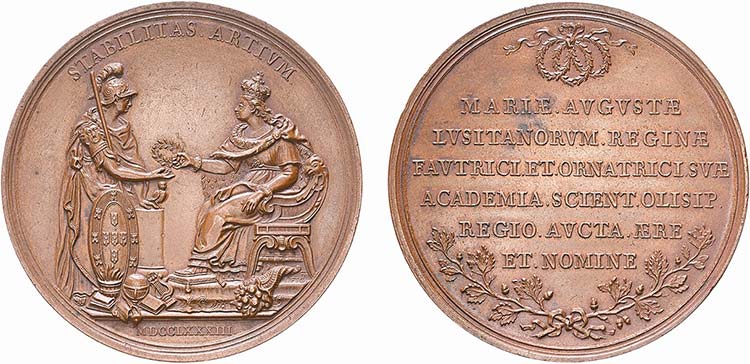 Medalhas - Cobre - 1783 - João de ... 