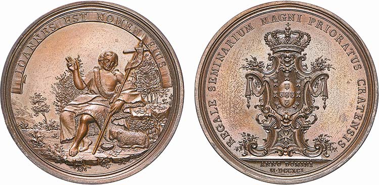 Medalhas - Cobre - 1791 - J. ... 