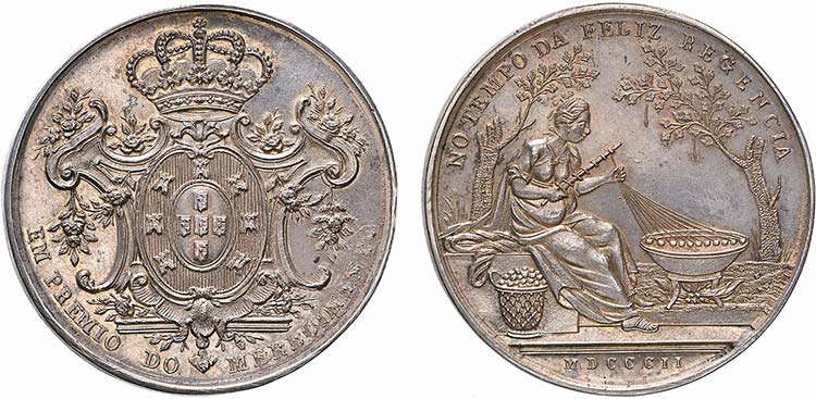 Medalhas - Prata - 1802 - José ... 