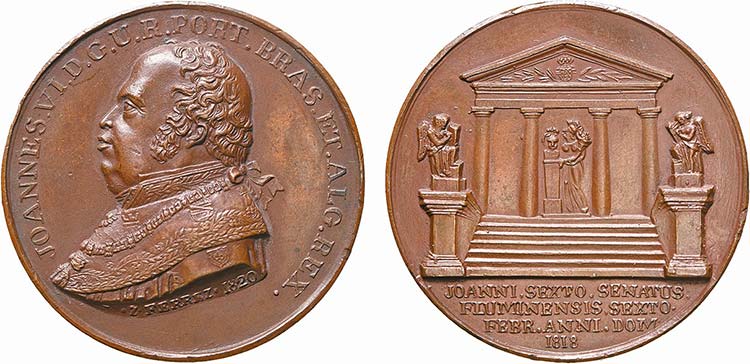 Medalhas - Cobre - 1818-1820 - Z. ... 