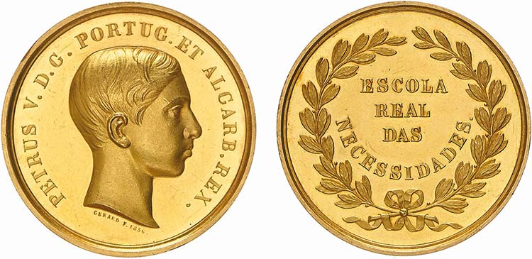 Medalhas - Ouro - 1856 - Gerard F. ... 