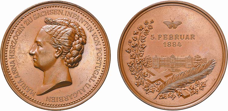 Medals - Copper - 1884 - M. ... 