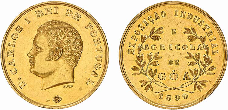 Medals - Gold - 1890 - Alves - ... 