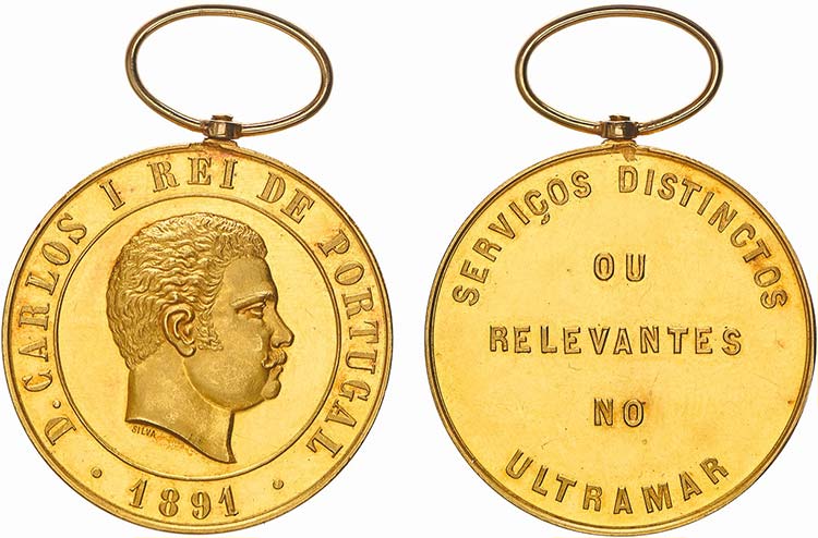 Medals - Gold - 1891 - Silva - ... 