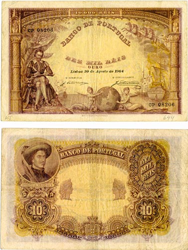 Paper Money - Portugal - Banco de ... 