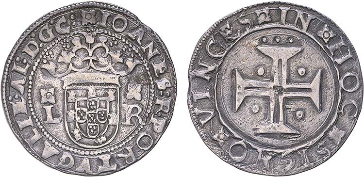 D. João III - Tostão; L-R ... 