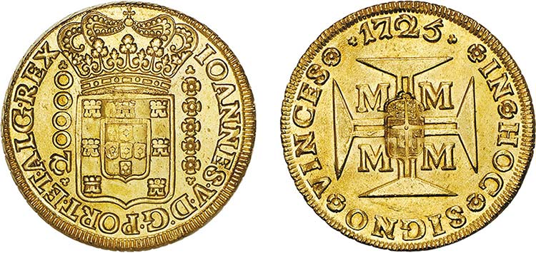D. Maria II - Ouro - Carimbo ... 