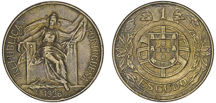 República - 1 Escudo 1926; ... 
