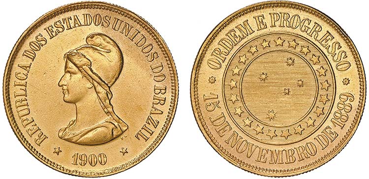 Brazil - Republic - Gold - 20000 ... 