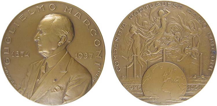 Medalha Guglielmo Marconi - Bronze ... 