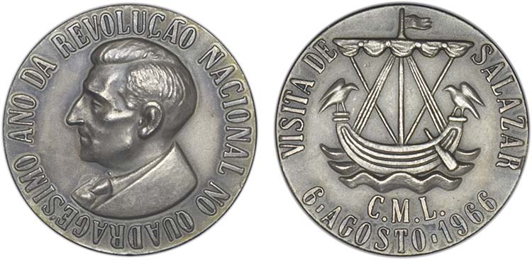 Medalhas - Prata 1966 NO ... 