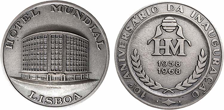 Medalha Hotel Mundial Lisboa - ... 