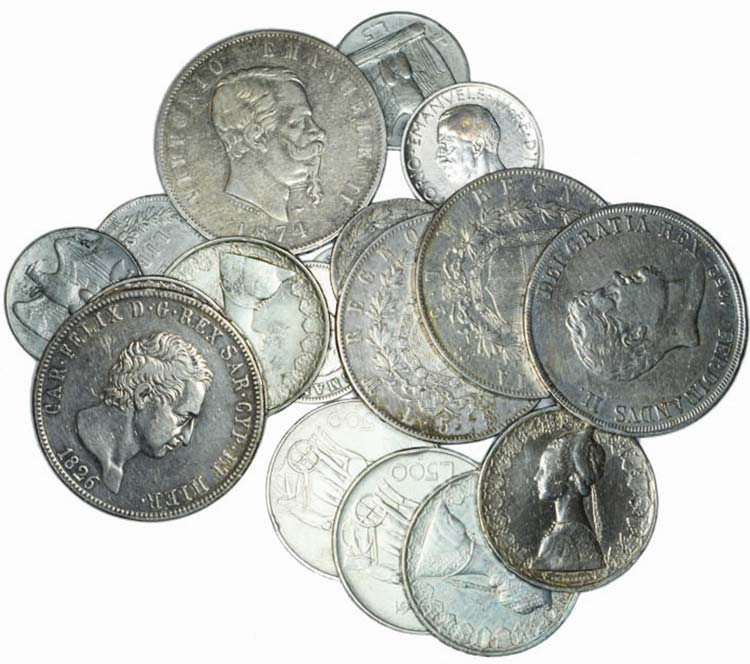 Italy - Lot (21 Coins) - 5 Lire ... 