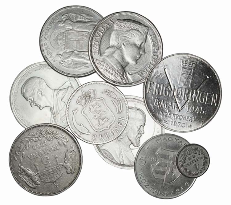 Denmark/../Sweden - Lot (19 Coins) ... 
